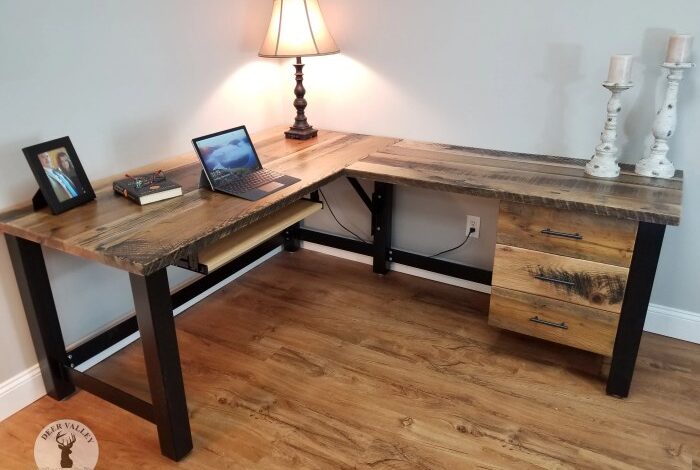 Make your own custom built in desk