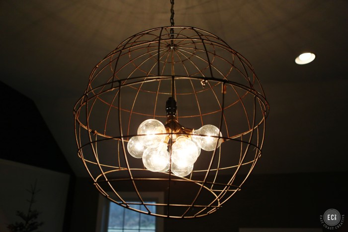 Elsies dream diy light fixture
