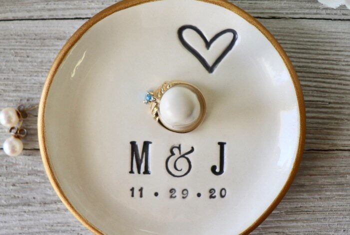 Make your own personalized photo ring dish