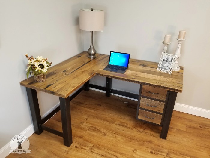 Make your own custom built in desk