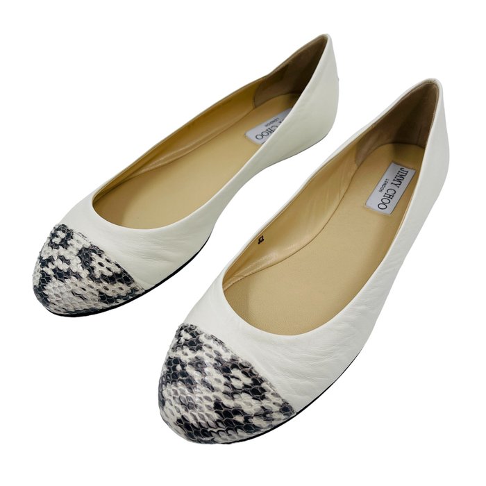 Jimmy choos signature ballet pump made in italy