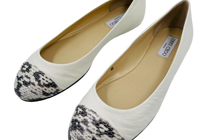 Jimmy choos signature ballet pump made in italy
