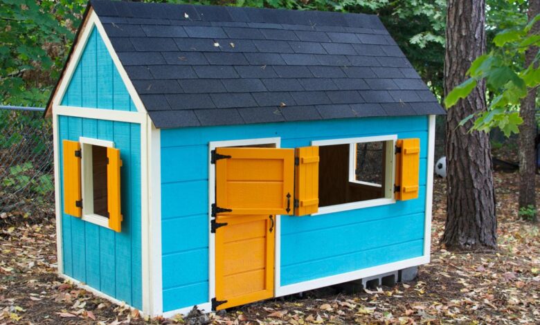 Make a collapsible play house