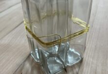 Decorative wire diy vases vase scrap fabric