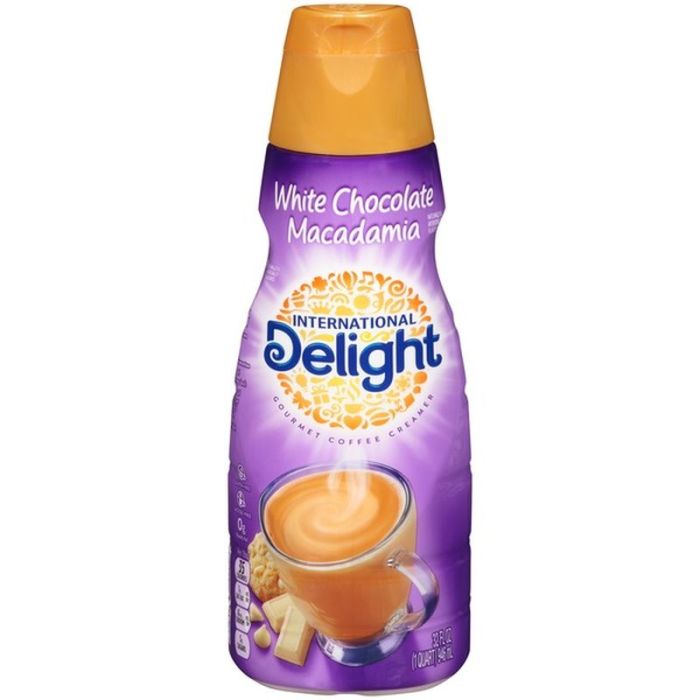 Macadamia nut coffee creamer