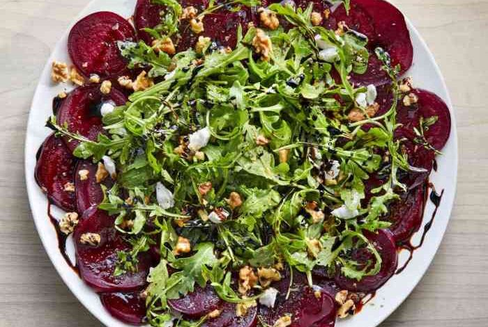 Beet and goat cheese hummus