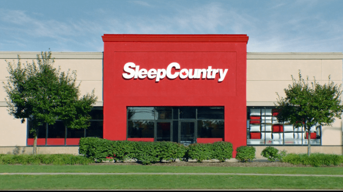 Sleep country sale fairfax financial approved