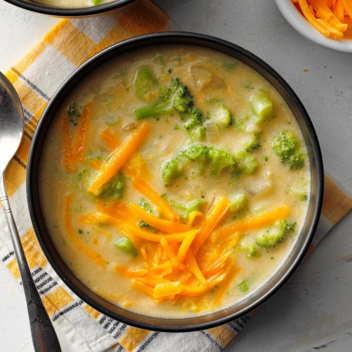 Dairy free broccoli cheddar soup