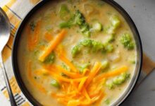 Dairy free broccoli cheddar soup