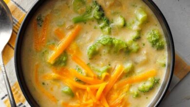 Dairy free broccoli cheddar soup