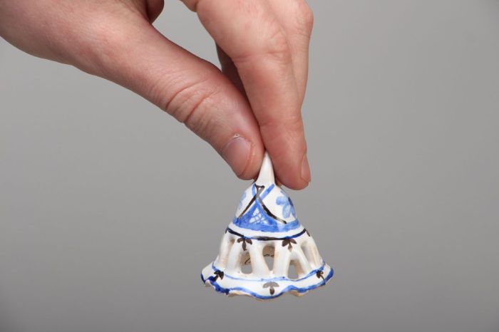 Decorative clay bell diy