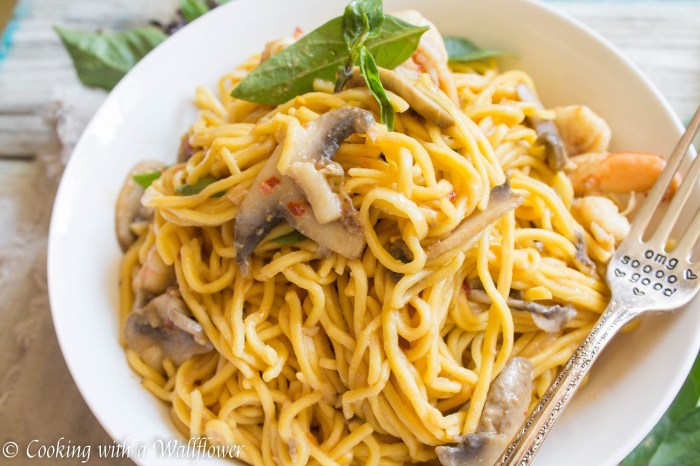 Miso and garlic butter noodles