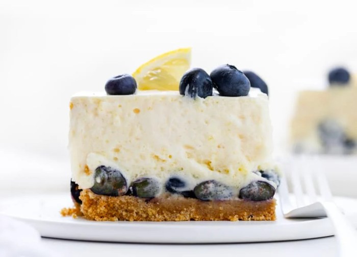 Blueberry icebox cake recipe