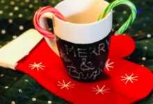 Chalkboard mug diy project