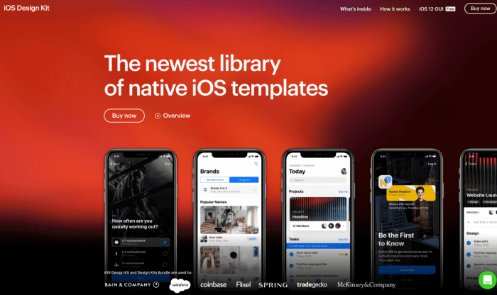 A design kit is now available for ios in the app store