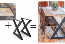 Diy six seat dining room table