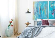 Abstract face pillow diy