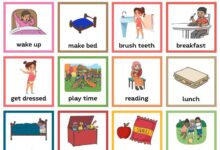 Toddler preschool visual schedule diy with free chart printables