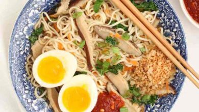 Quick easy homemade ramen