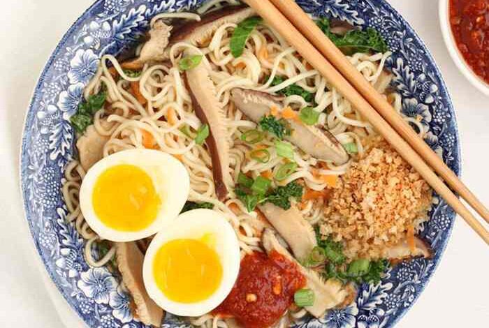 Quick easy homemade ramen
