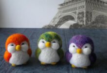 Needle felted sheep handmade cleo wool crafts made