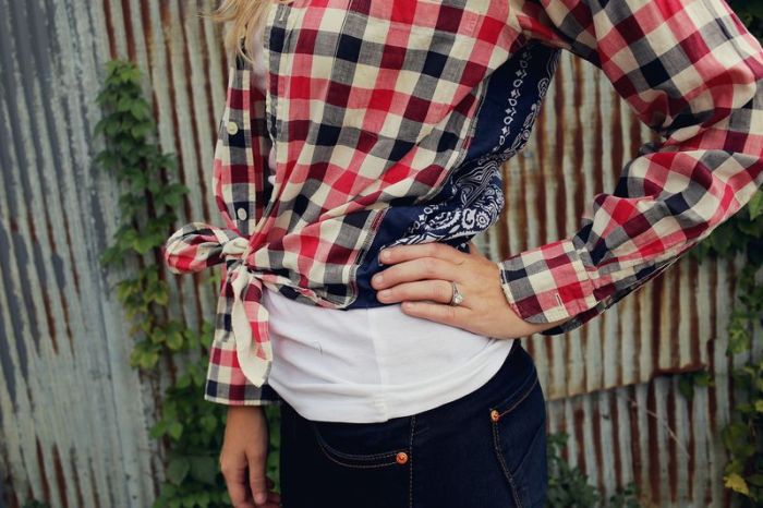 Try this bandana back shirt