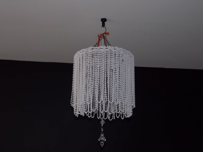 Diy chandelier bead wooden tutorial Diy wooden bead chandelier