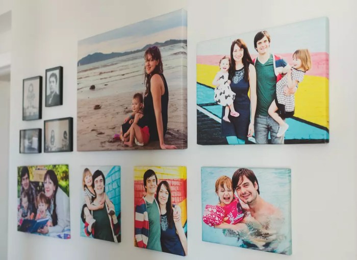 Tips for family photo displays