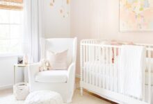 Peach nursery baby girl behr room ideas pink rooms white bedroom paint color colors girls wall walls tour peachy chi
