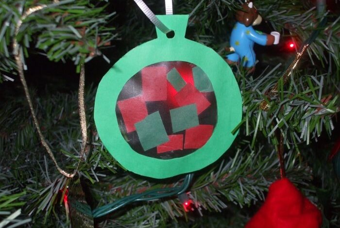 Stained glass tumbling block ornaments