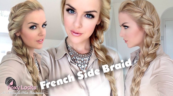 How to style a side braid two ways